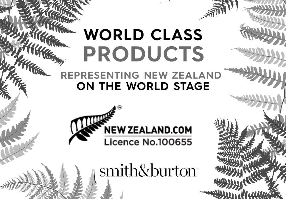 smith&burton joins the FernMark Licence programme representing New Zealand on the world stage.