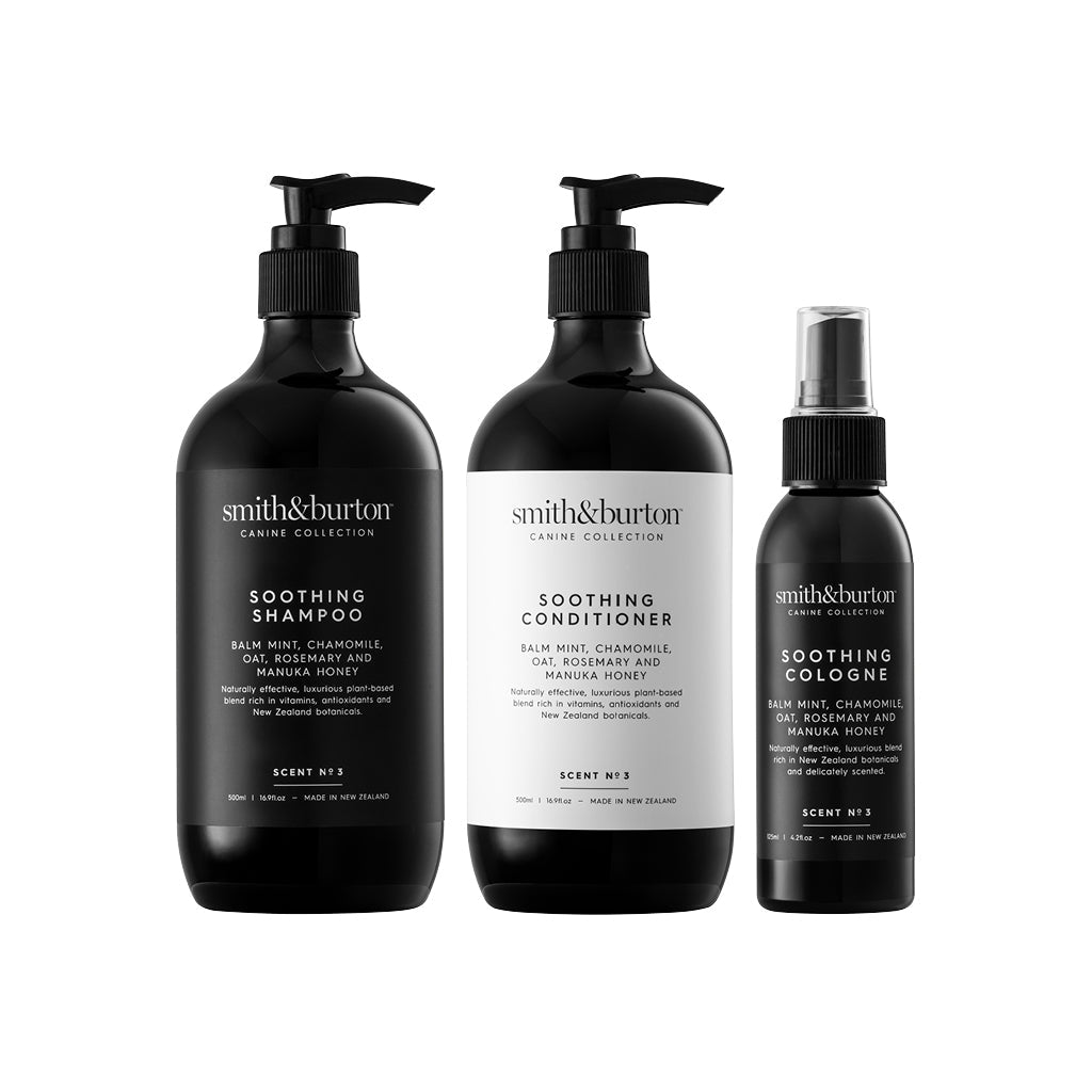 smith&burton premium soothing lustre set 500ml for shiny calm coat