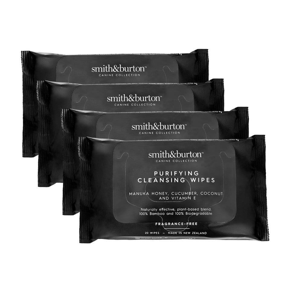 smith&burton refreshing dog cleansing wipes for clean fur