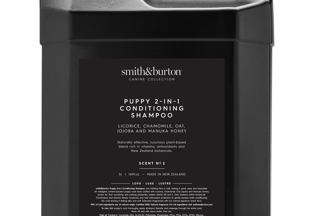 smith&burton gentle puppy shampoo and conditioner for soft skin