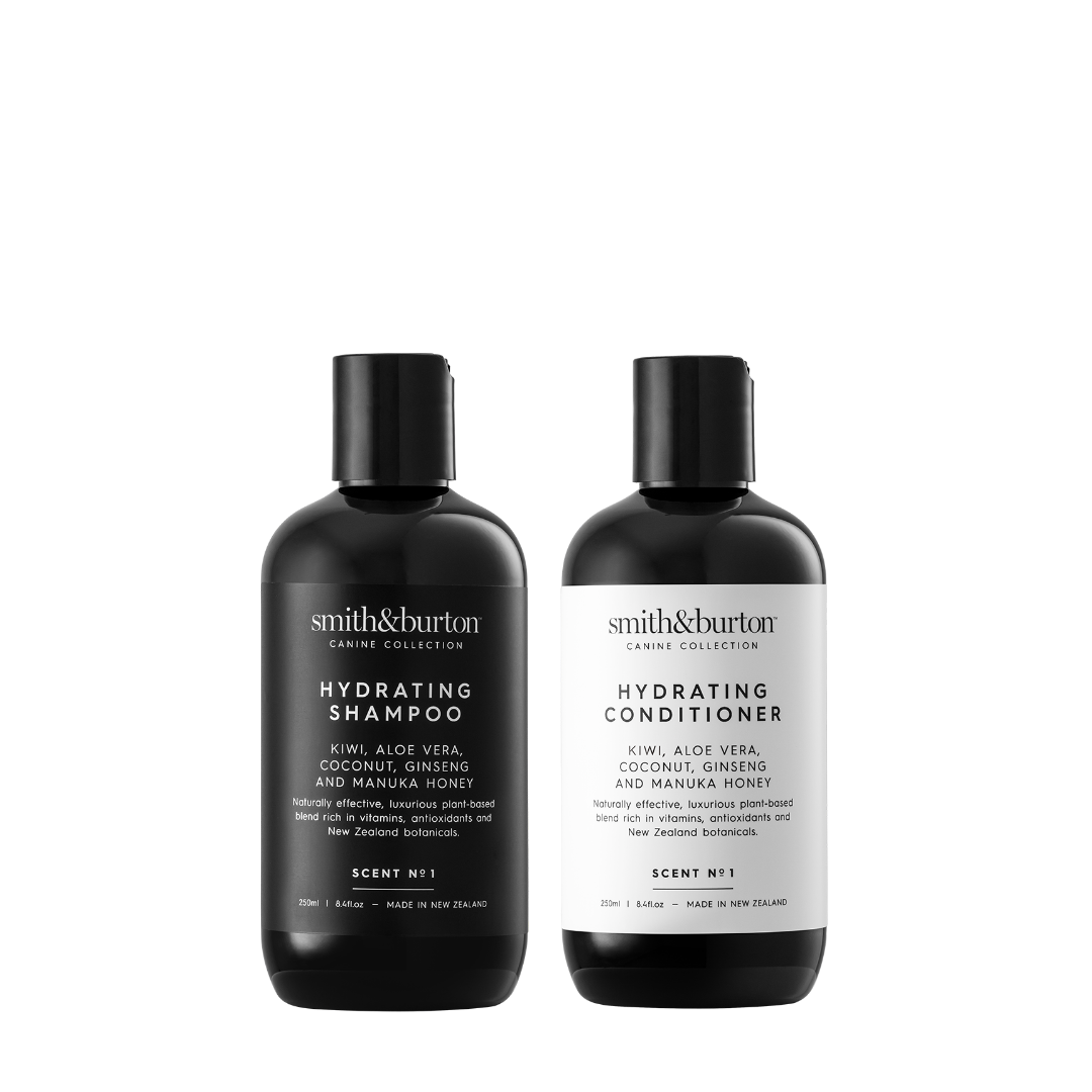 smith&burton ultimate hydrating duo set for a soft, shiny, and healthy dog coat